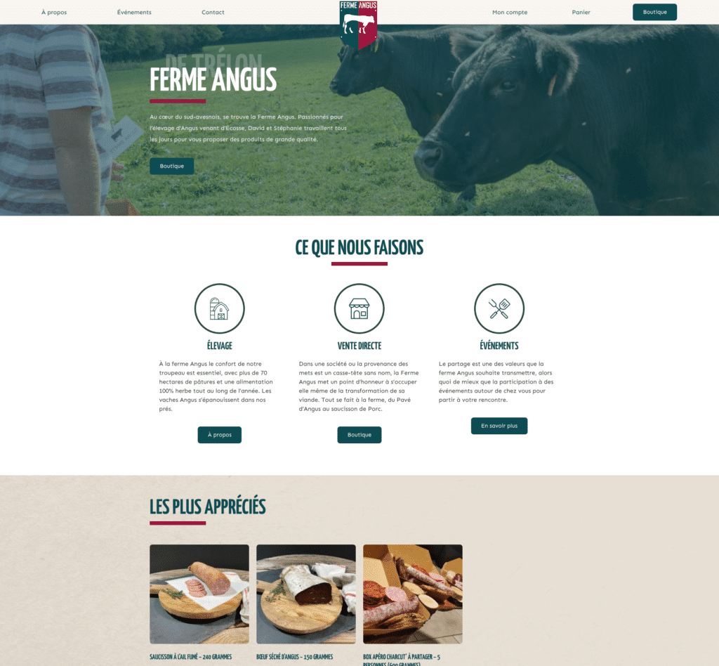 Réalisation AdSum — Ferme Angus