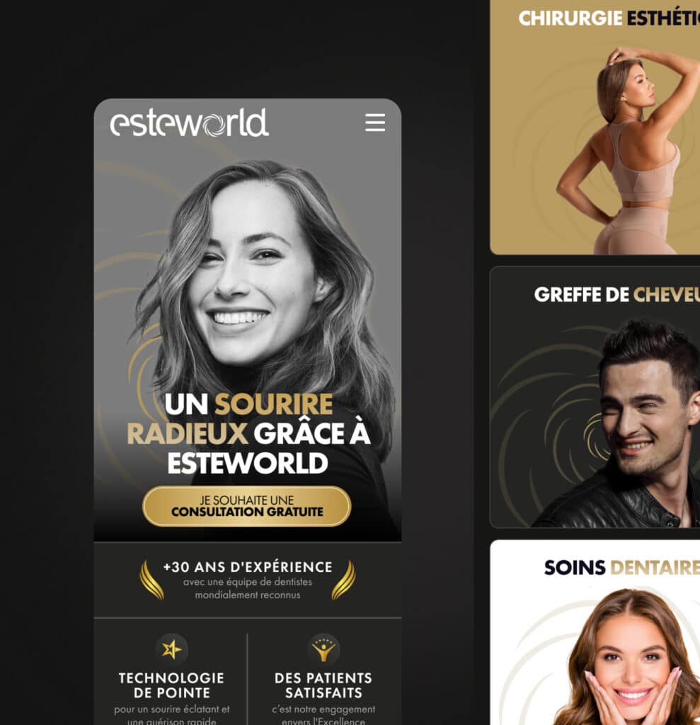 Esteworld — refonte de l'expérience patient