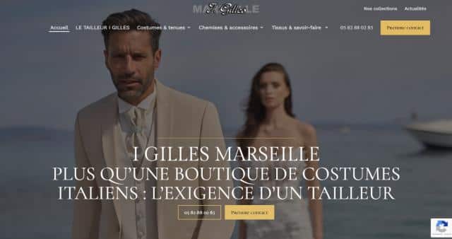 Réalisation Axecibles — Boutique I Gilles
