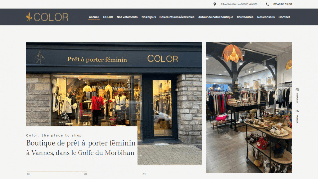 Réalisation Axecibles — Color Vannes