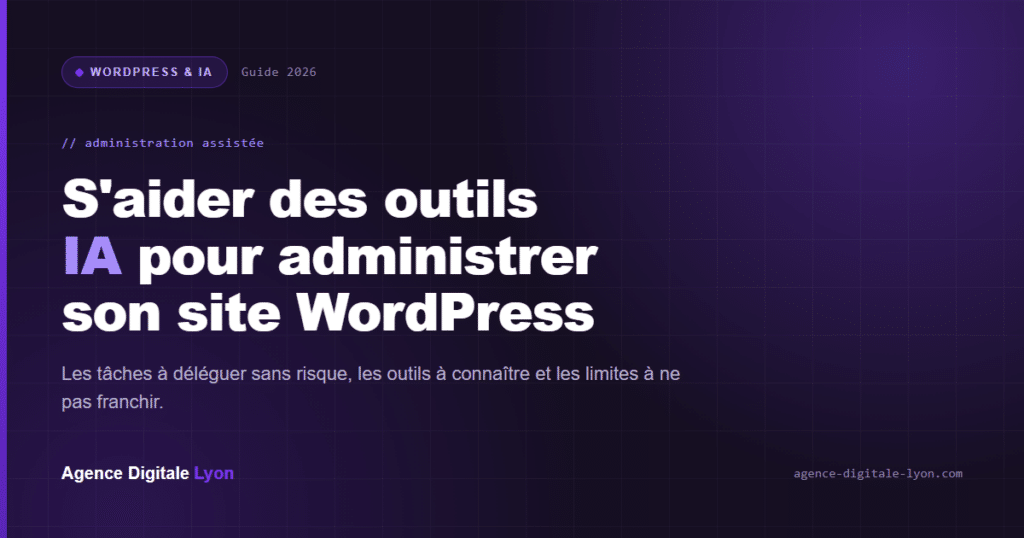 Illustration : s'aider des outils IA pour administrer son site WordPress