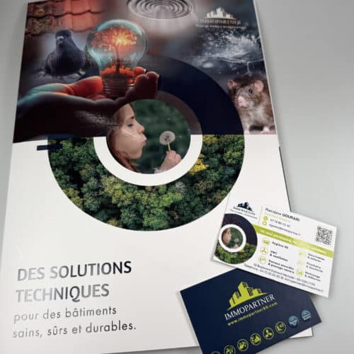Immopartners — édition, calendriers, habillage véhicule, plaquette