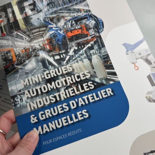 Mobilev Cranes — plaquette (industrie / levage)