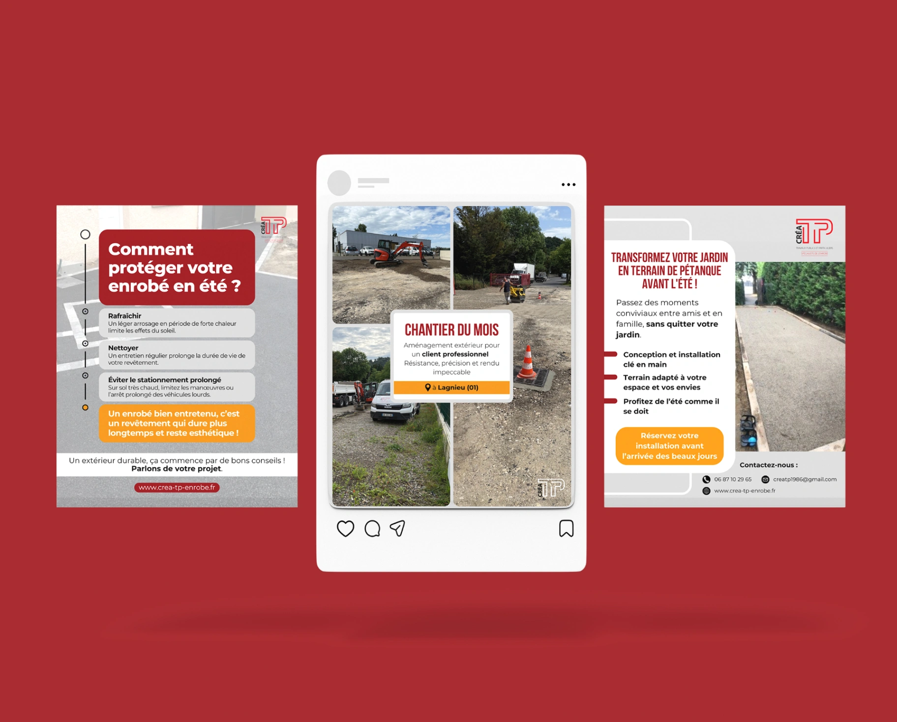 Réalisation IDCOM — Crea TP — réseaux sociaux