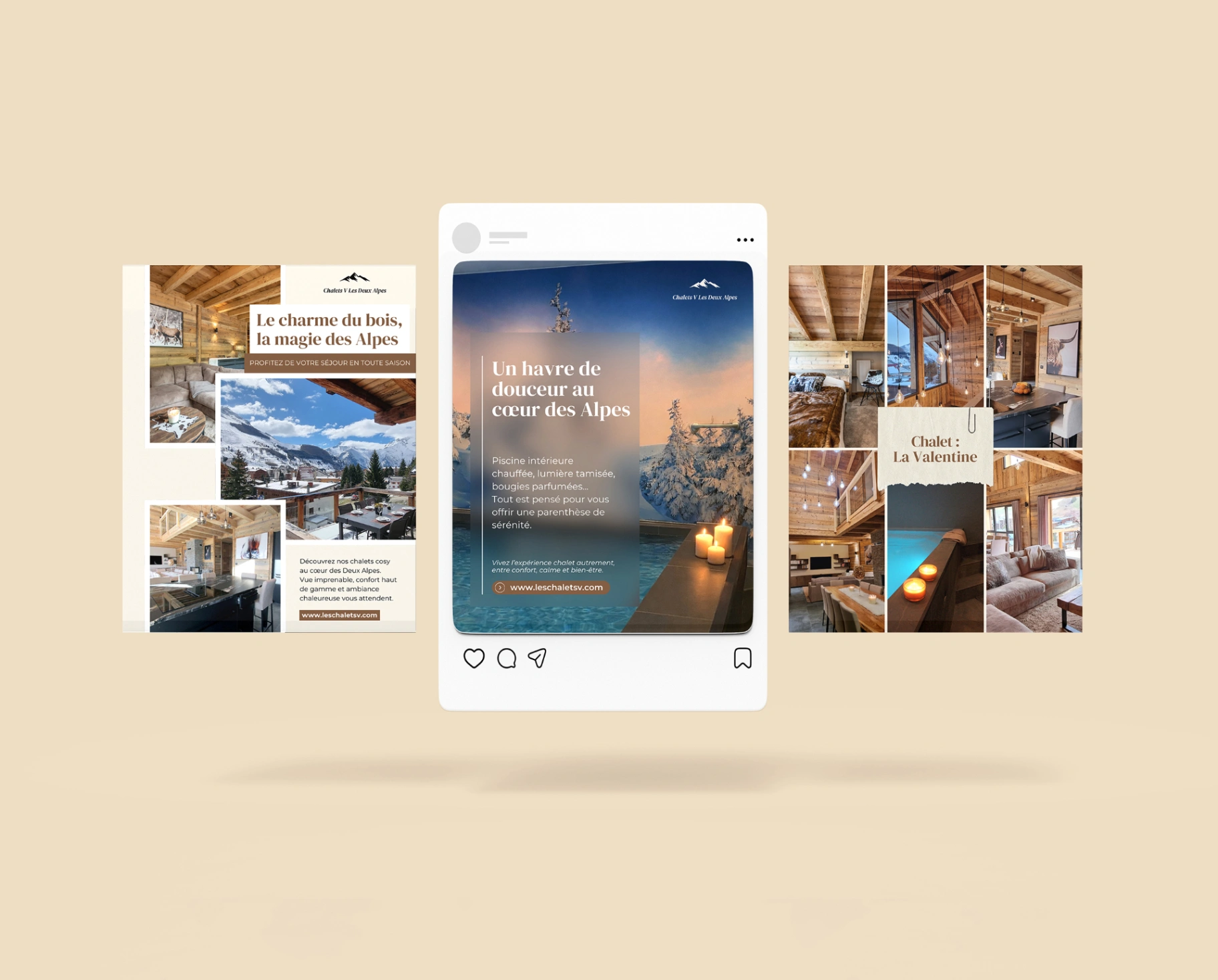 Réalisation IDCOM — Chalet les 2 Alpes