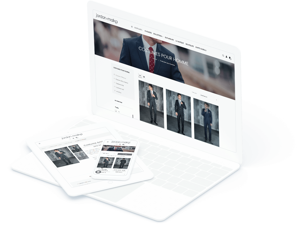 Jordan Malka (pret-a-porter masculin, e-commerce PrestaShop)