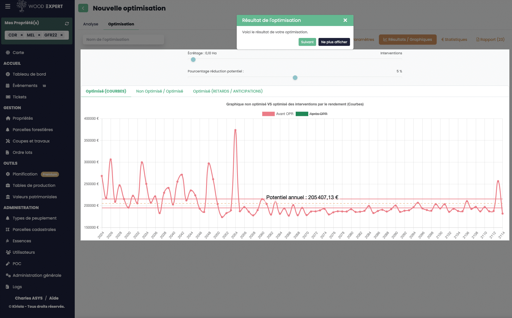 Wood Expert - Forest optimisation services (outil de gestion et valorisation forestière)