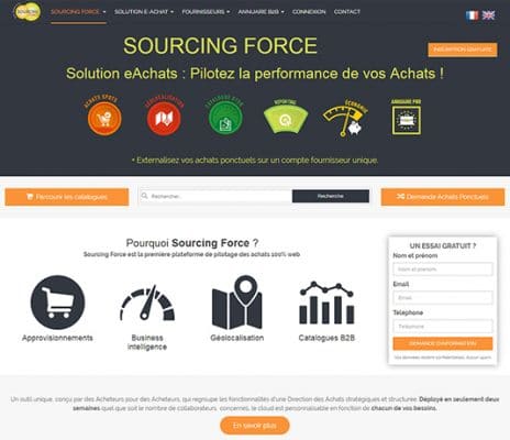 Sourcing Force (application web)
