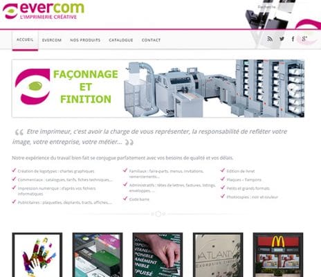 Evercom (site vitrine)