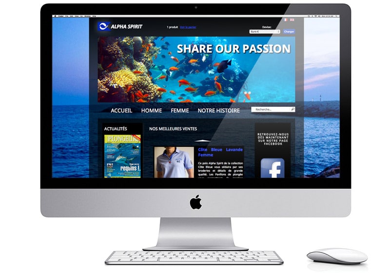 Alpha Spirit — site vitrine