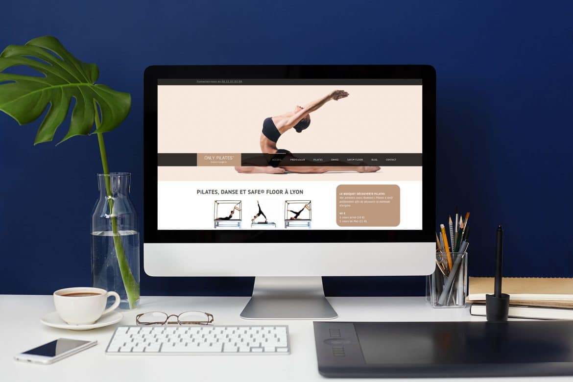 Réalisation Novadeo — Only Pilates - création de site vitrine et référencement (studio Pilates)