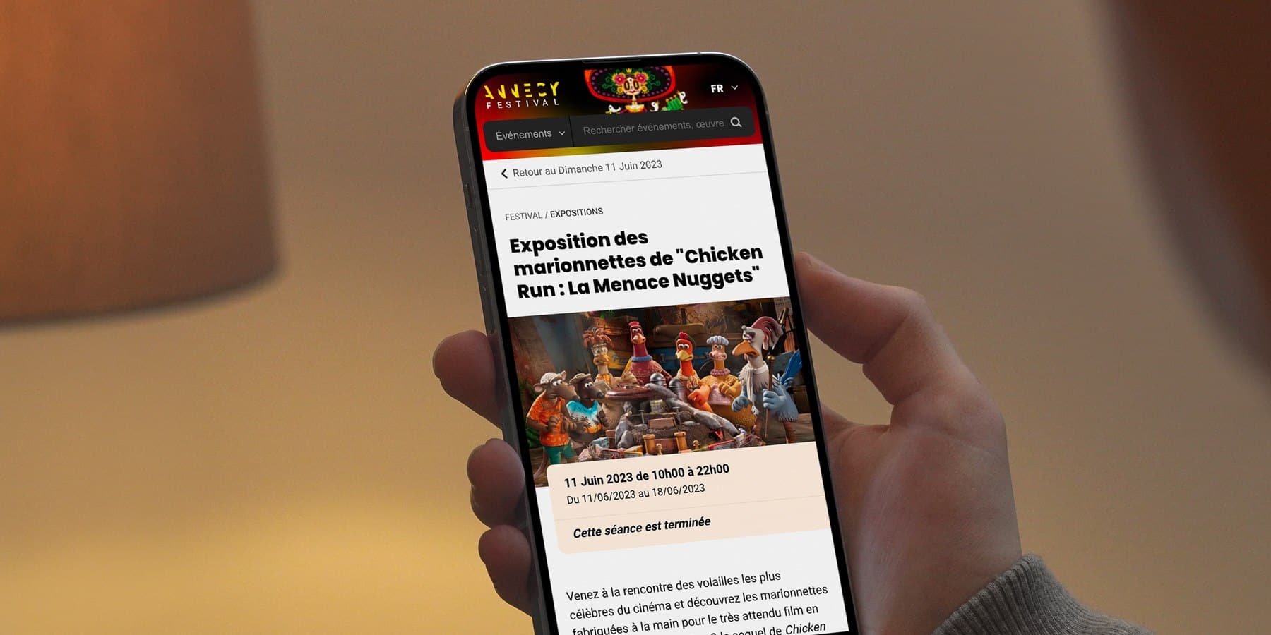 Annecy Festival (CITIA) — application événementielle multilingue