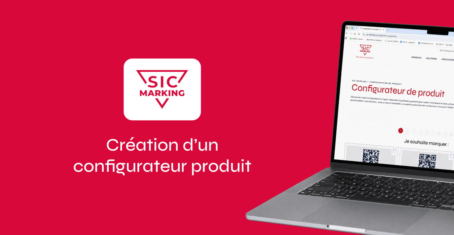 SIC MARKING – Configurateur produit — réalisation Pilot'in
