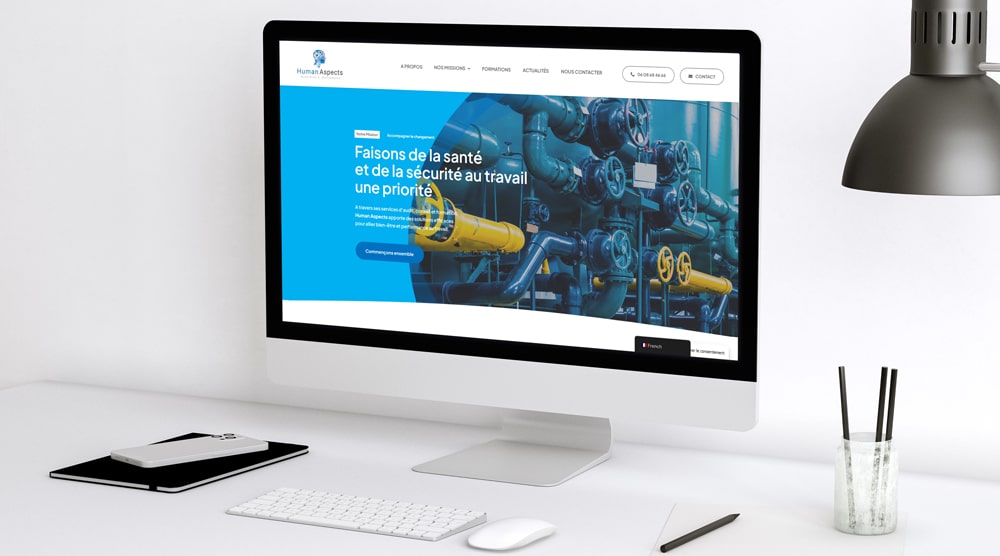 Human Aspects — site internet d'un cabinet de conseil en psychologie
