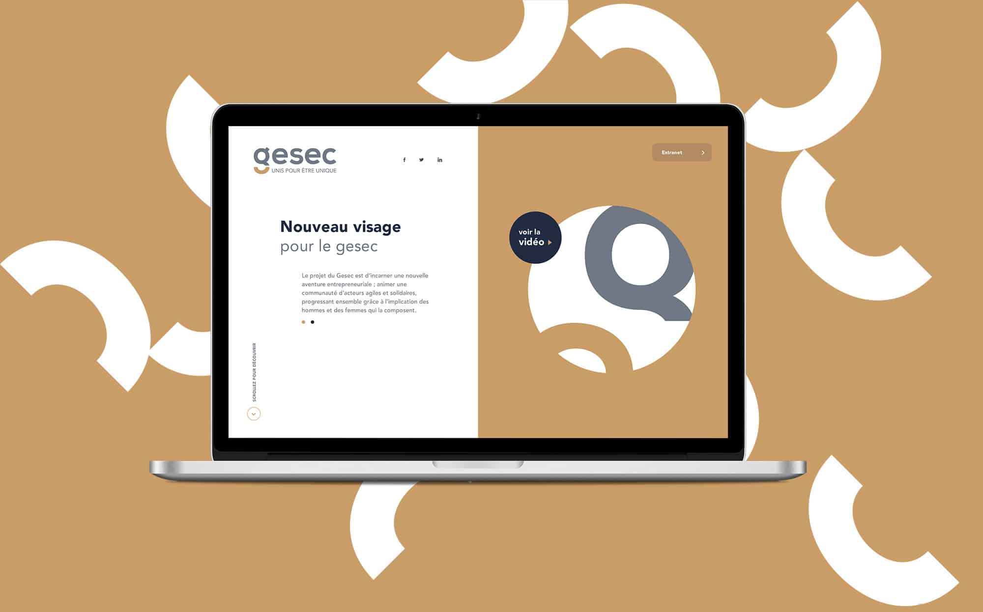 Réalisation Sevanova — GESEC - refonte magazine et web
