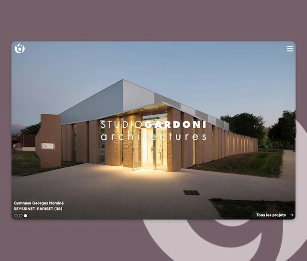 Studio Gardoni — site d'architecture