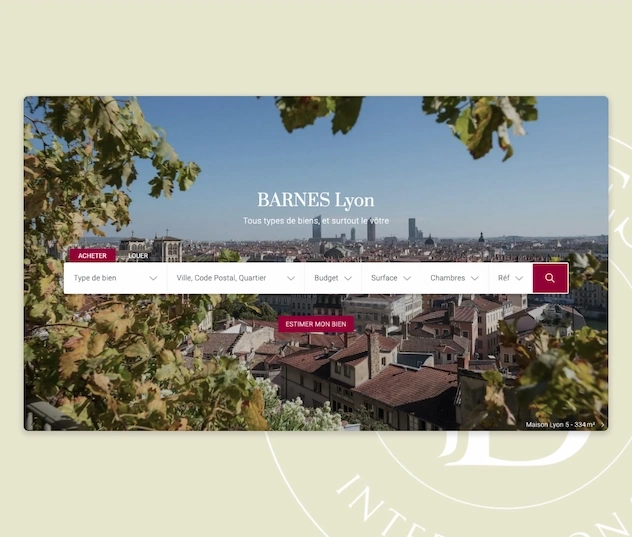 BARNES Lyon — site immobilier de prestige