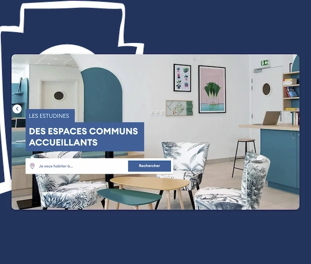 Les Estudines — résidences étudiantes (design UX/UI)