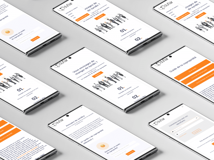 Réalisation Trait d'Union — Duflair — comparateur de syndics (web application)