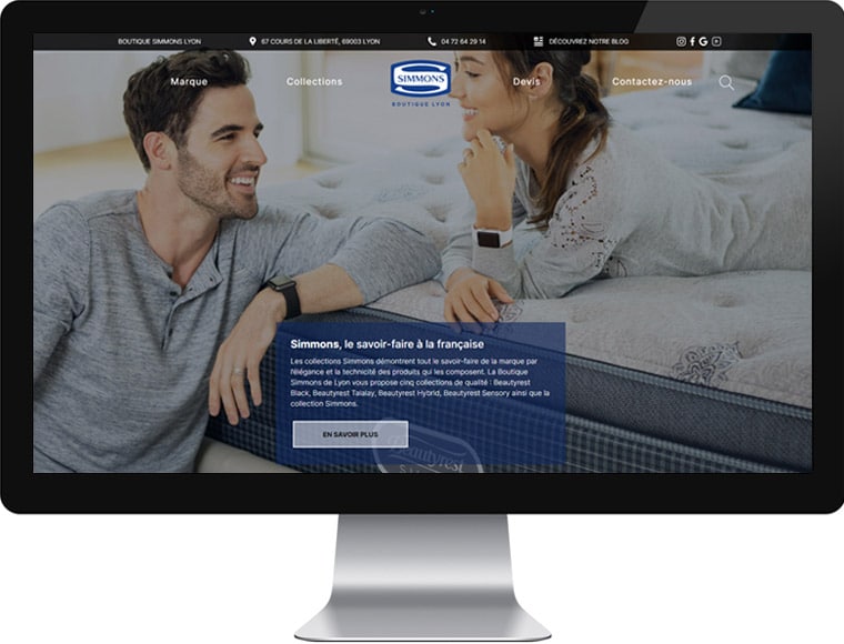Simmons — boutique officielle de Lyon